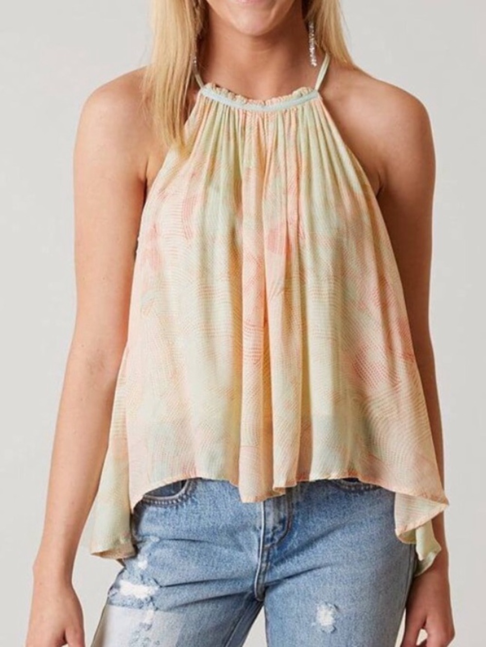 Free People Season in the Sun Halter Top